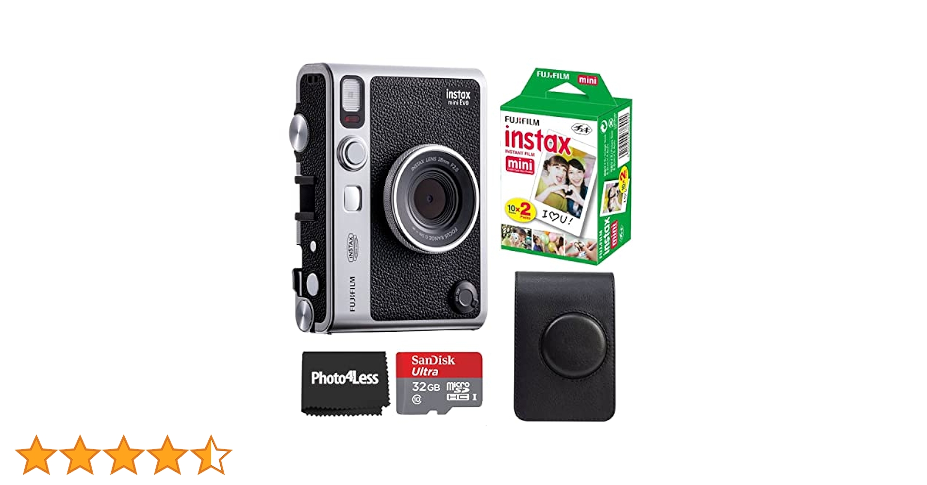 Amazon | Fujifilm Instax Mini EVO ハイブリッドブラック